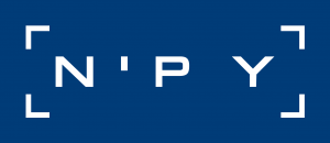 LOGO N'PY QUADRI FOND BLEU