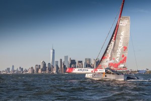 MULTI50 ARKEMA - SKIPPER LALOU ROUCAYROL (FR) ARRIVEE THE TRANSAT NYC