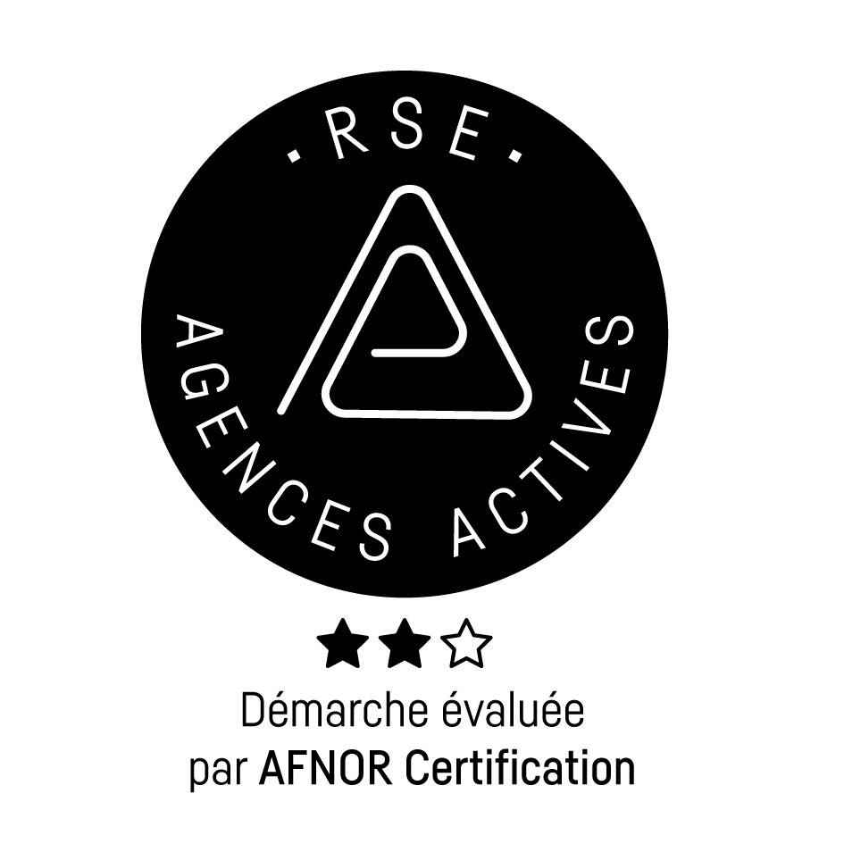 Logo label agences actives RSE